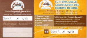 Biglietto Lotteria Associazioni
